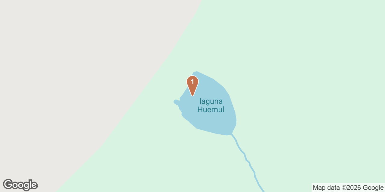 Day 4 on a map: 1. Glaciar Huemul